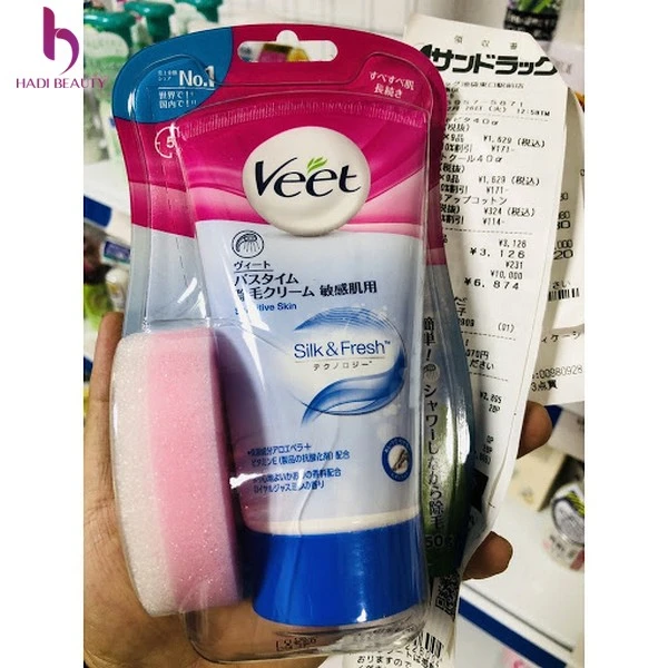 cách dùng kem tẩy lông veet