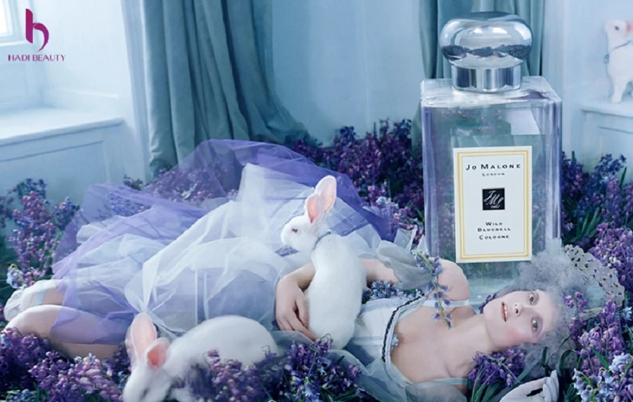 Nước hoa wild bluebell by jo malone hương hoa cỏ xanh tự nhiên