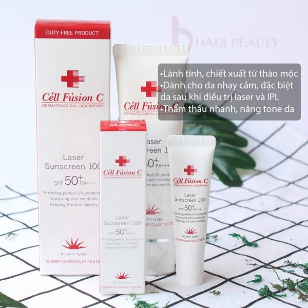 Kem chống nắng không cồn Céll Fùsion C Laser Sunscreen SPF50+/PA+++