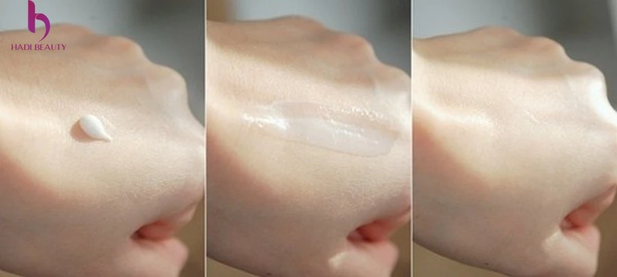 kem chống nắng lành tính không thấm nước