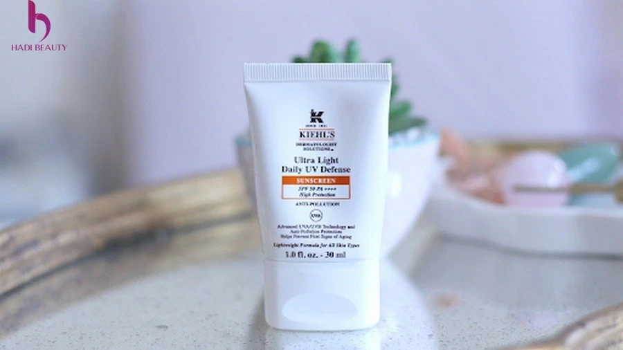 kem chống nắng loại nào tốt cho da mặt Kiehl's Ultra Light Daily UV Defense SPF 50