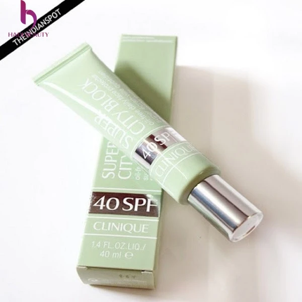 kem chống nắng nào tốt cho da dầu Clinique Super City Block SPF40