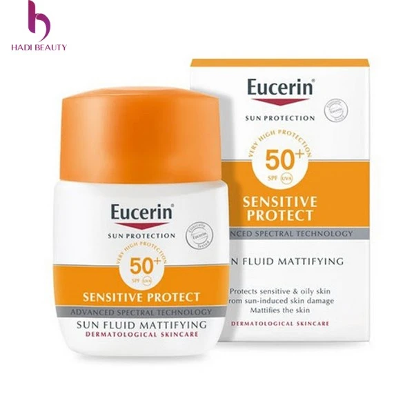 kem chống nắng tốt cho da dầu Eucerin Sun Fluid Mattifying