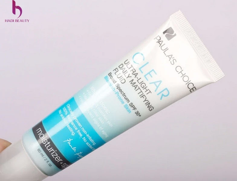 kem chống nắng tốt cho da mụn Paula’s Choice Clear Ultra Light SPF 30