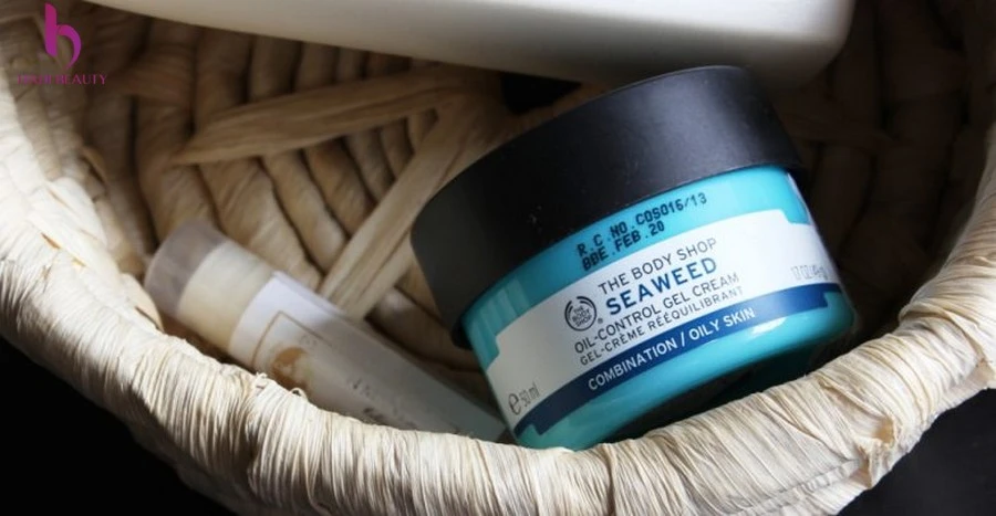 kem duong da cho da dau, da mụn THE BODY SHOP Seaweed Oil-Control Gel Cream cho da mụn nhờn