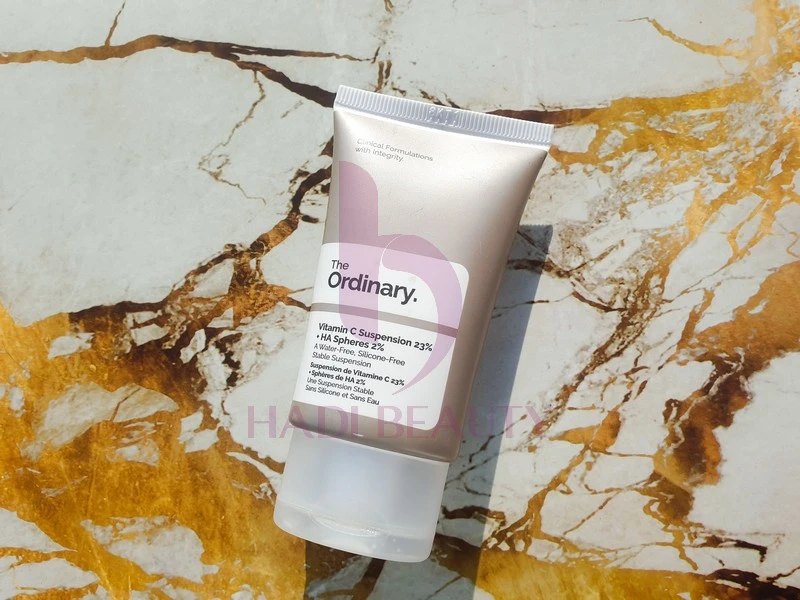 review Serum vitamin C The Ordinary Vitamin C Suspension 23% + HA Spheres 2%