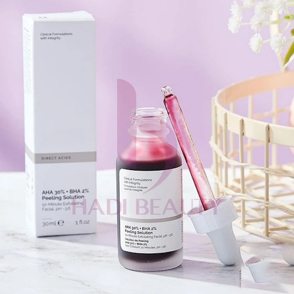 review The Ordinary AHA 30% và BHA 2% Peeling Solution