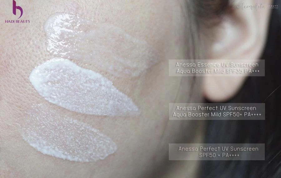 review chất kem chống nắng cho da khô Anessa Perfect UV Sunscreen Skincare Gel SPF50 PA