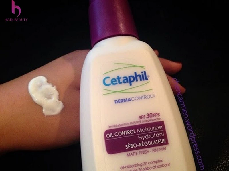 review kem chống nắng cho da dầu mụn Cetaphil Derma Control Oil SPF30