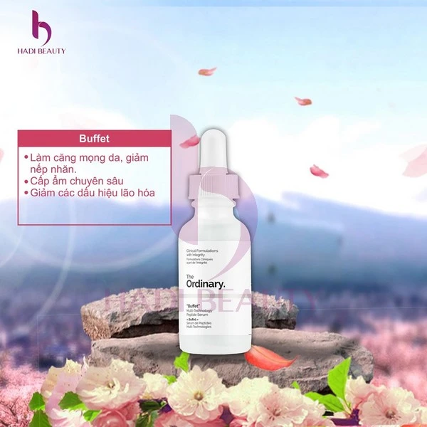 review Tinh chất cấp ẩm Serum The Ordinary Buffet Serum