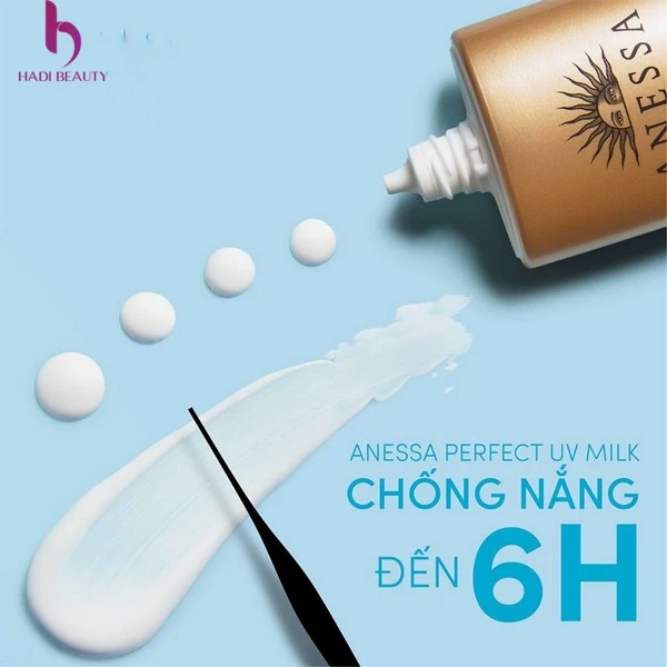 Sữa chống nắng dịu nhẹ không cồn Anessa Perfect UV SPF50+