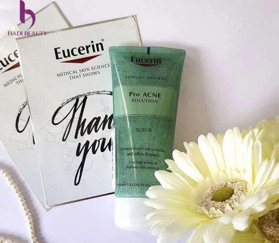 tẩy da chết cho da nhạy cảm Eucerin Pro Acne Solution Scrub