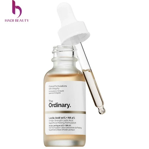 tẩy tế bào chết cho da mặt The Ordinary Lactic Acid 10 Percent Hyaluronic Acid