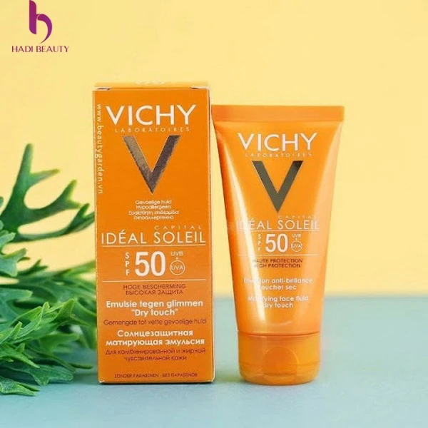 kem chong nang danh cho da dau Vichy