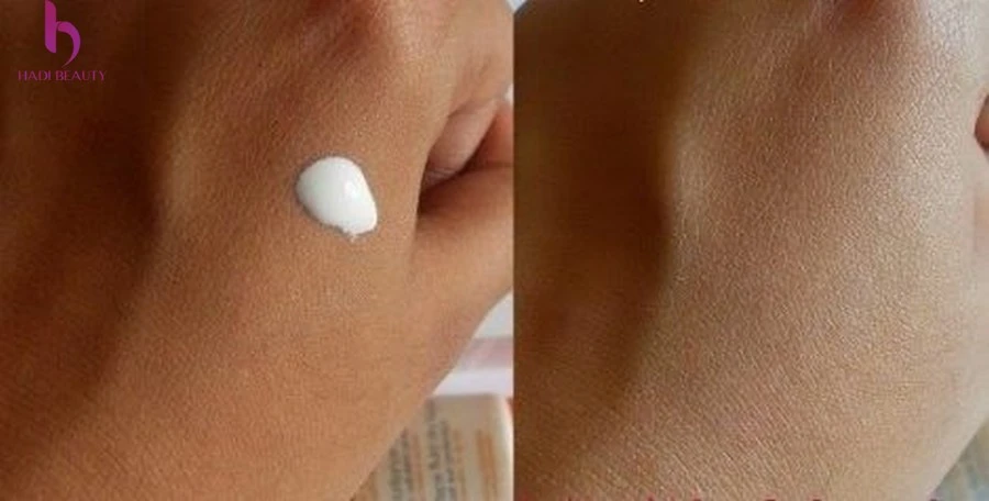 kem chong nang cho da dau Vichy Ideal Soleil Mattifying Face Fluid Dry Touch texture mịn