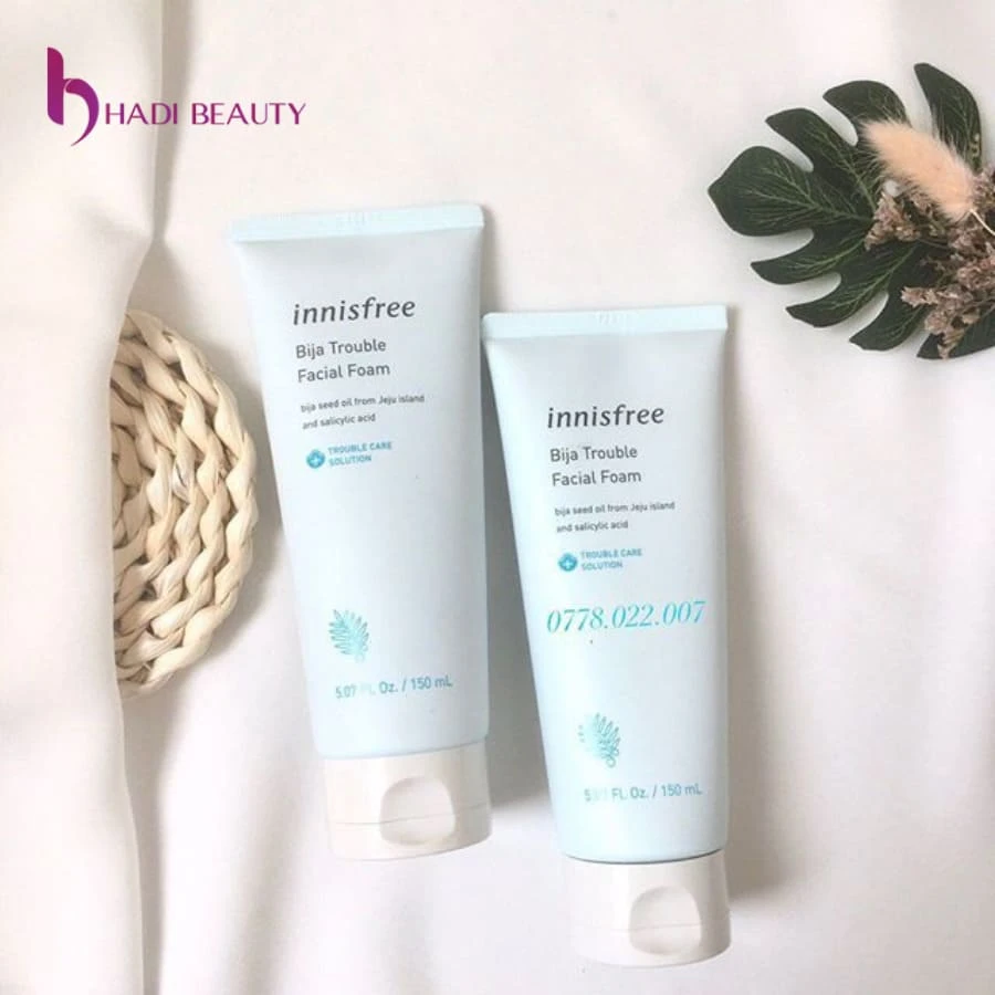 Sữa rửa mặt Innisfree trị mụn Bija Trouble Facial Foam