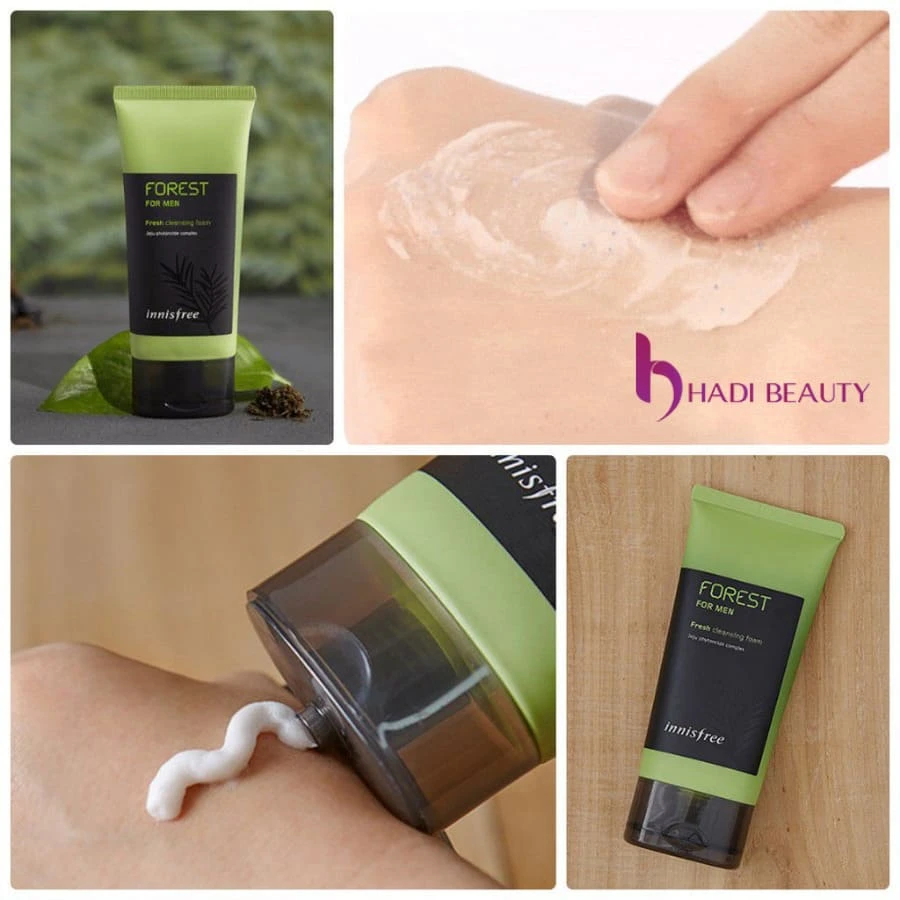 Khả năng tạo bọt của Innisfree Forest For Men Oil Control Cleansing tương đối tốt