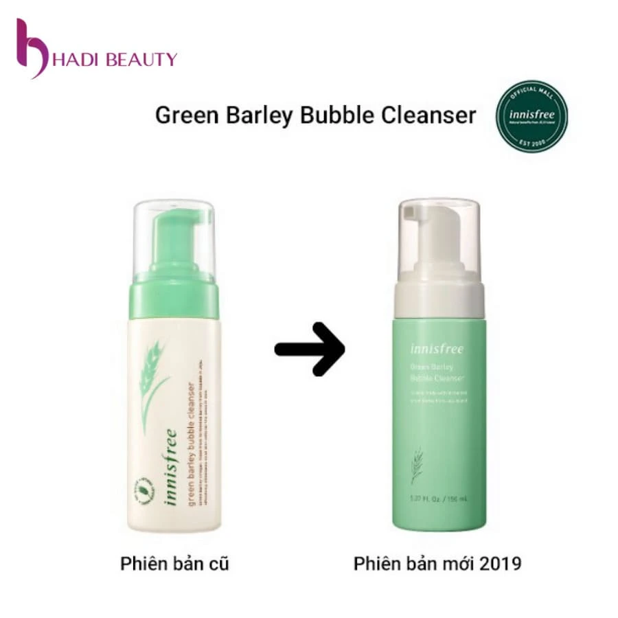 Sữa rửa mặt Innisfree chiết xuất lúa mạch