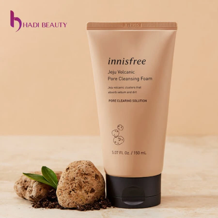 Review sữa rửa mặt Innisfree Jeju Volcanic Pore Cleansing Foam