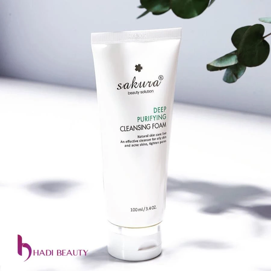 Sữa rửa mặt Sakura Deep Purifying Cleansing Foam