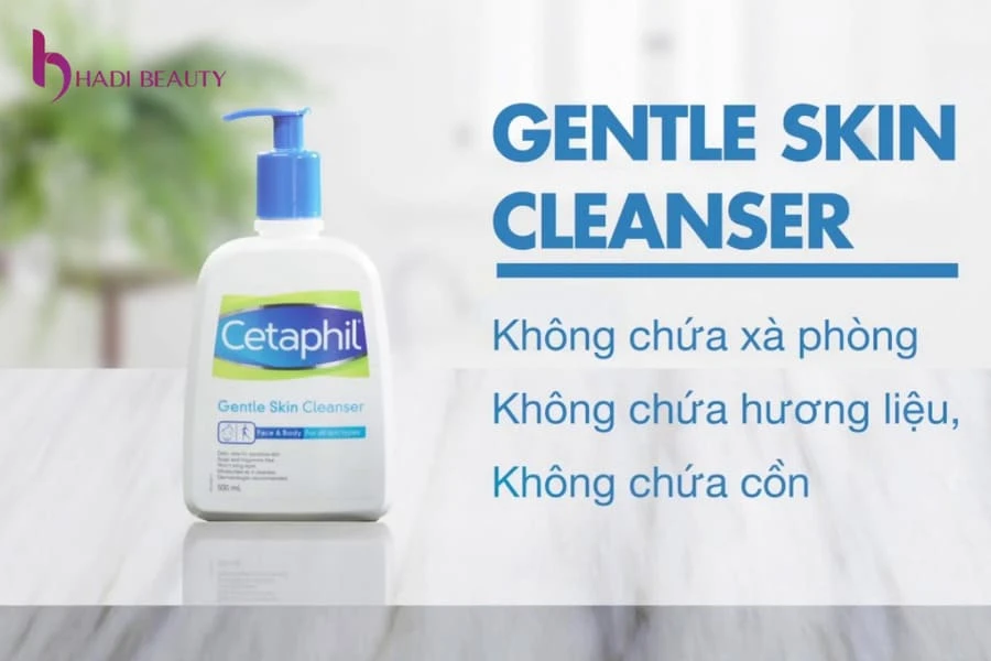 Sữa rửa mặt Cetaphil có nhiều ưu điểm vượt trội