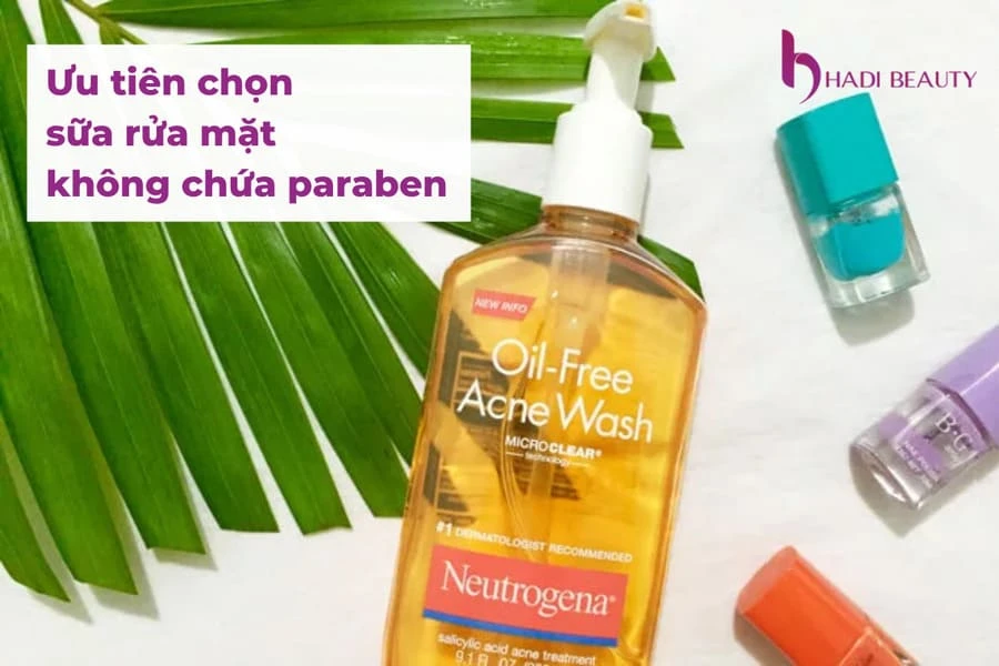 Các thành phần tốt và không tốt trong sữa rửa mặt cho da dầu nhờn