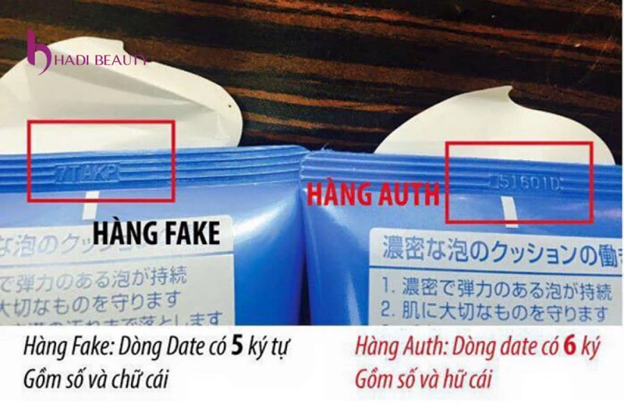 Sữa rửa mặt Perfect Whip hàng auth và fake