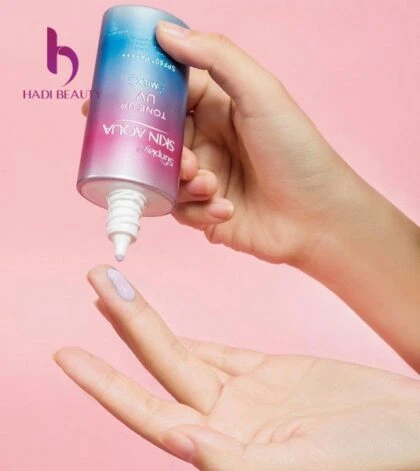 sunplay skin aqua tone up uv milk spf50 - kem chống nắng thương hiệu Nhật Bản