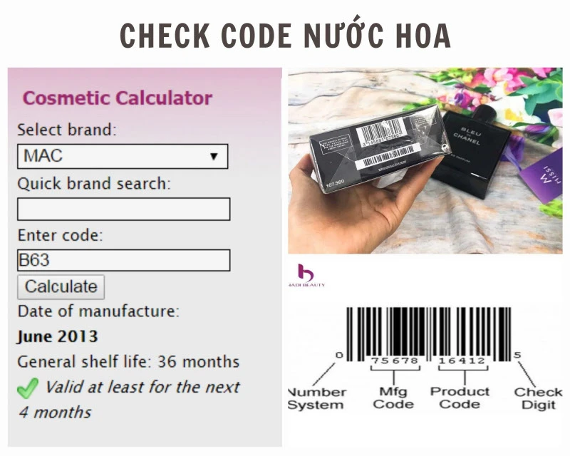 check nước hoa dior bằng phương pháp mã vạch
