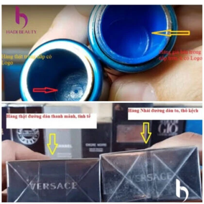 Phân biệt nước hoa versace dễ dàng cùng Hadi Beauty