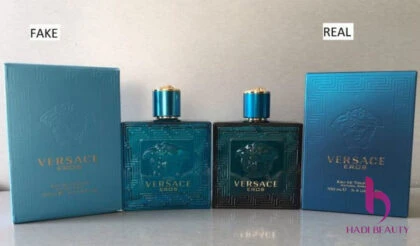 Dấu hiệu tiếp theo là dòng chữ in trên hộp chai nước hoa