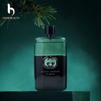 Thiết kế cực kỳ nam tính của nước hoa Gucci Guilty Black Pour Homme