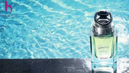 Thiết kế góc cạnh và sắc xanh năng động cho Nước hoa Gucci By Gucci Sport Pour Homme