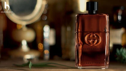 Sắc cam độc lạ trong màu sắc của chai nước hoa Gucci Guilty Absolute Pour Homme EDP