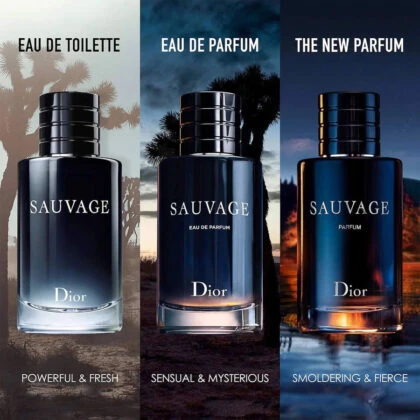 Nồng độ nước hoa Dior Sauvage chọn loại nào