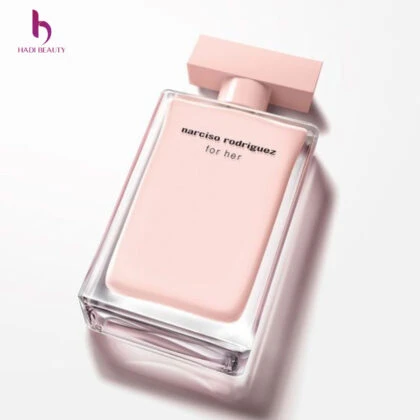 review narciso for her thiết kế trong suốt như pha lê cùng màu hồng nữ tính