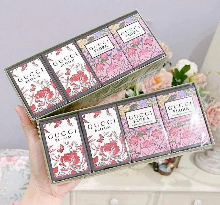 bộ nước hoa gucci gồm 4 chai