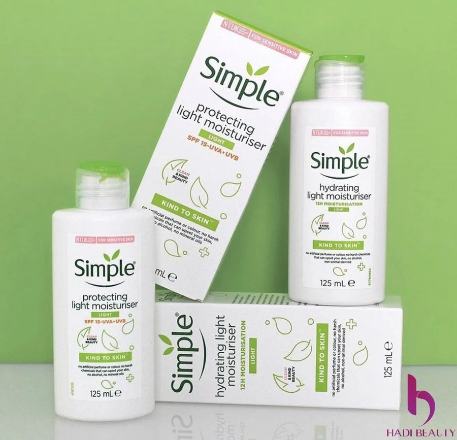 Review mỹ phẩm simple về thiết kế