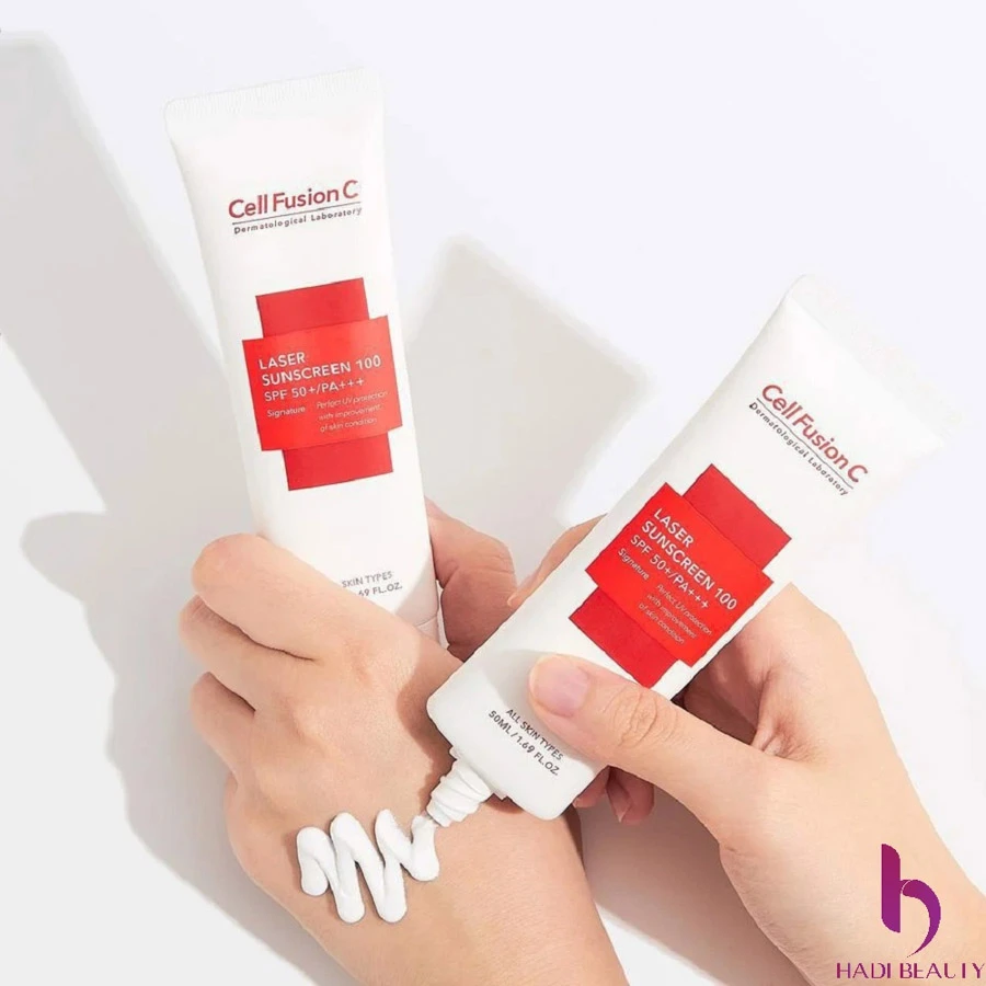 Kem chống nắng vật lý Cell Fusion C Laser Sunscreen 100 SPF50+
