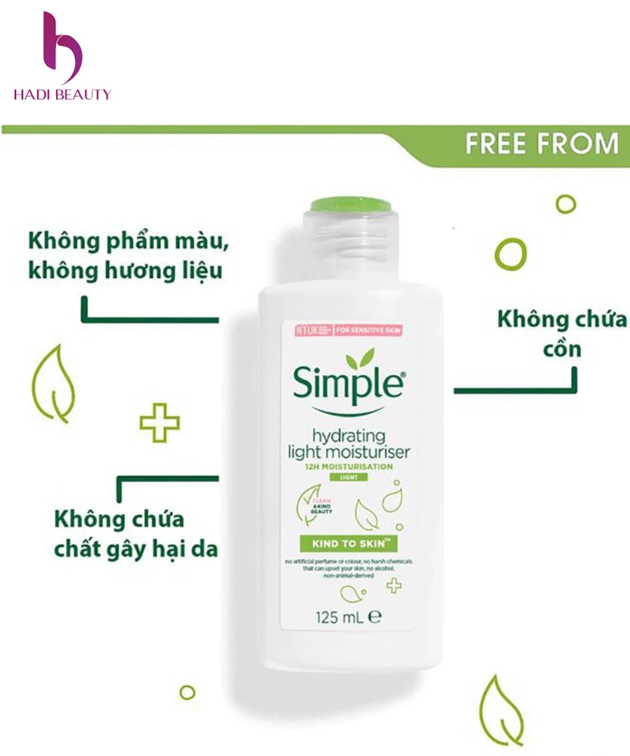 Kem dưỡng da Simple 125ml