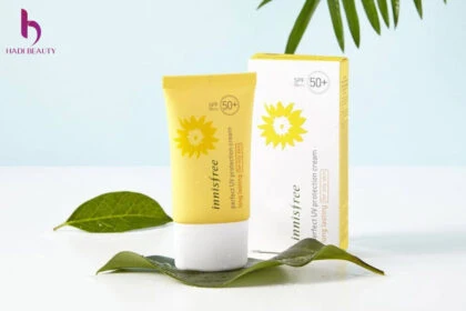 kem dưỡng chống nắng innisfree dành cho da dầu mụn