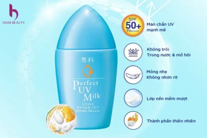 Gel chống nắng đi biển Senka Perfect UV Gel SPF 50+ PA++++
