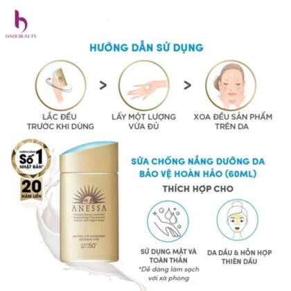 một số tip khi sử dụng kem chống nắng anessa