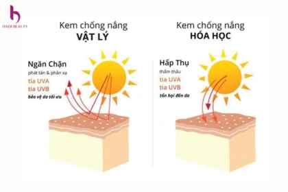Không nên dùng kem chống nắng hóa học cho da dầu mụn